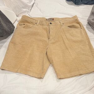 Y2K Kahala Men's Tan Corduroy Shorts